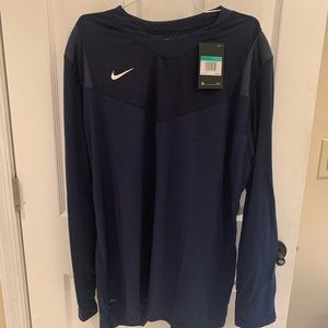 Nike navy players long sleeve shirt. NWT. Authentic collection